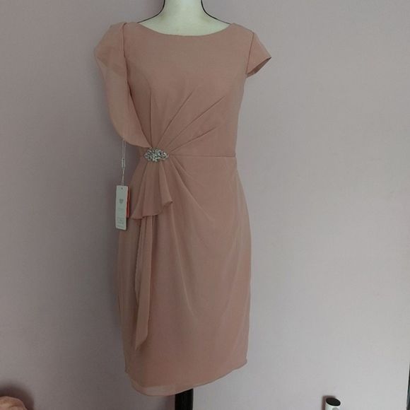 * JJs House Dusty Rose Bridesmaid Party Dress Size 8 NWT - Picture 2 of 12